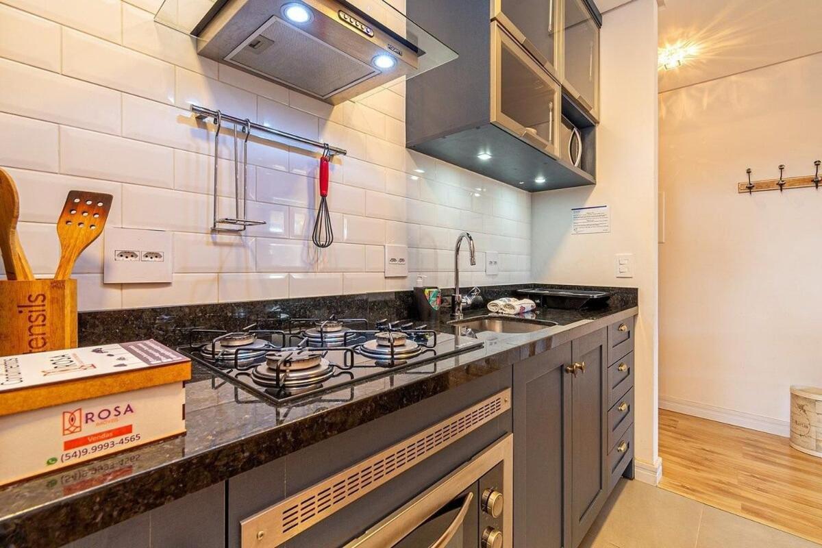 Apartamento Rosa Edificio Giovani Pizetta Gramado Exterior foto